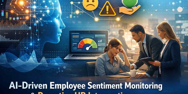 From Signals to Support: AI-Driven Employee Sentiment Monitoring and Proactive HR Intervention
