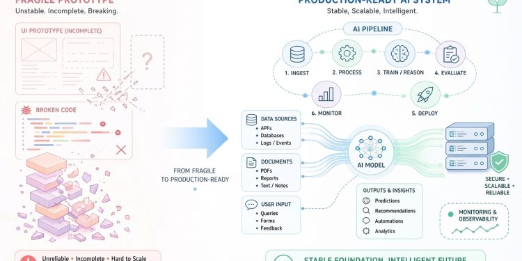 Full Stack Developers in Custom AI: Why Prototypes Fail and Production Succeeds