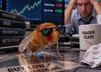 64.2% of Day Traders Lost Money – A Fruit-Fly-Inspired Machine Looked Better, but Buy-and-Hold Beat It in 3 of 4 Assets
